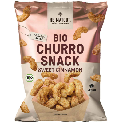  Heimatgut Bio Churro Snack Sweet Cinnamon 65g 