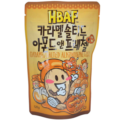  HBAF Caramel Salted Almond & Pretzel 120g 