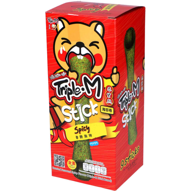  Triple-M Seaweed Stick Spicy 9er 