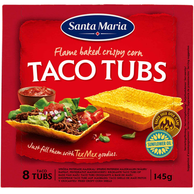  Santa Maria Taco Tubs 8er 