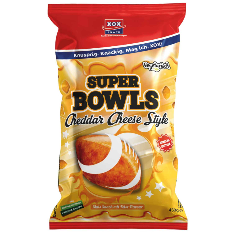  XOX Super Bowls Cheddar Cheese Style 450g 