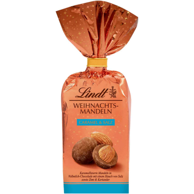  Lindt Weihnachts-Mandeln Caramel & Salz 100g 