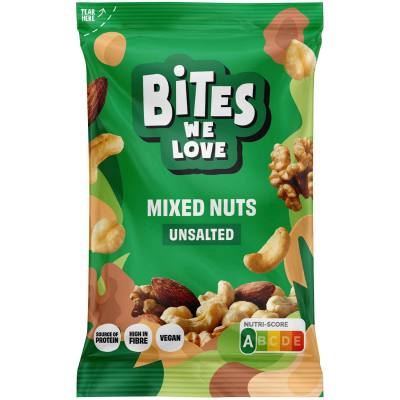  BitesWeLove Mixed Nuts Unsalted 30g 