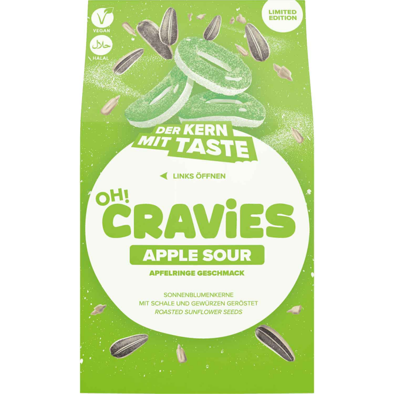  OH!CRAVIES Apple Sour 60g 