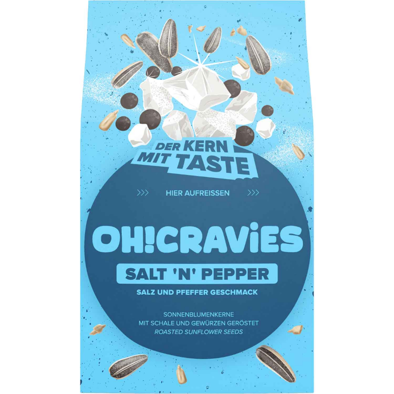  OH!CRAVIES Salt 'n' Pepper 60g 