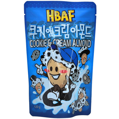  HBAF Cookie & Cream Almond 120g 