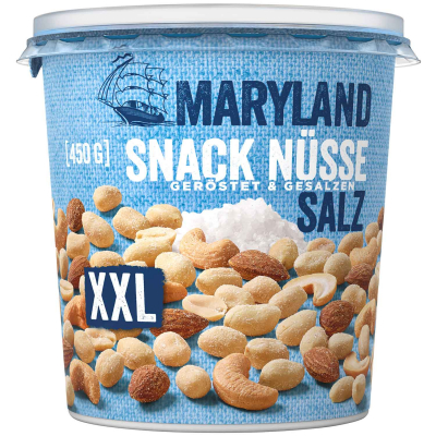  Maryland Snack Nüsse Salz XXL 450g 