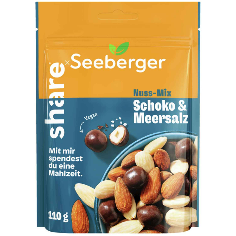  Seeberger Nuss-Mix Schoko & Meersalz 110g 