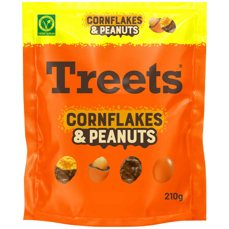  Treets Cornflakes & Peanuts 210g 