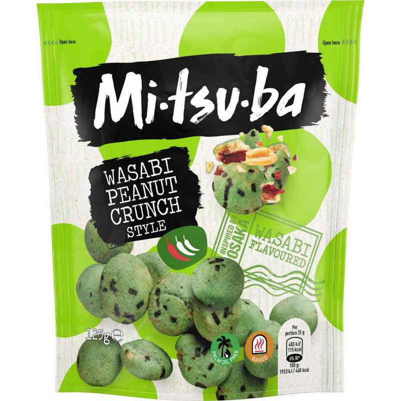  Mitsuba Wasabi Peanut Crunch Style 125g 
