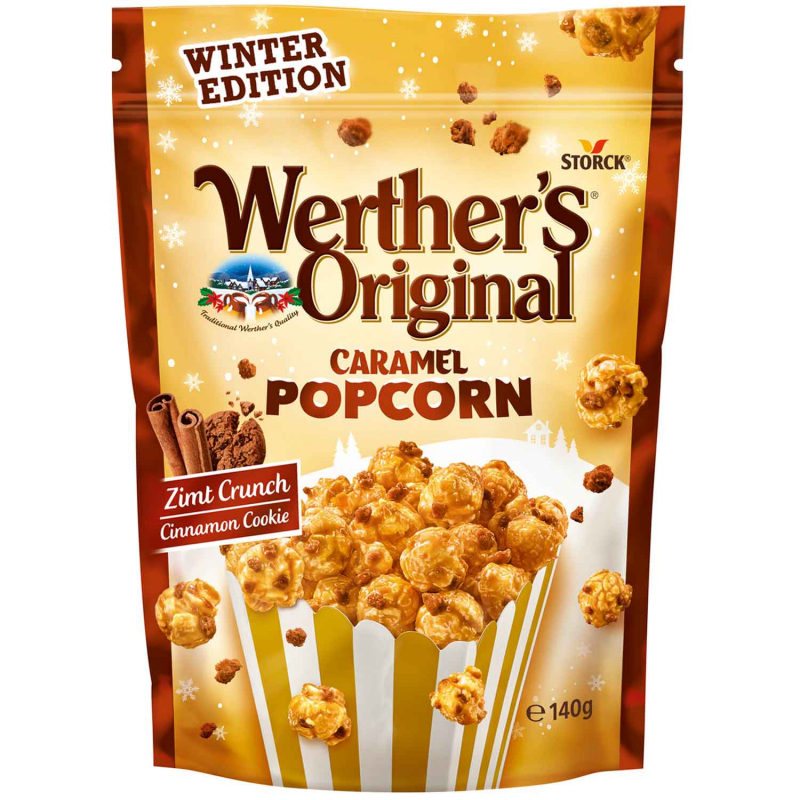  Werther's Original Caramel Popcorn Zimt Crunch 140g 