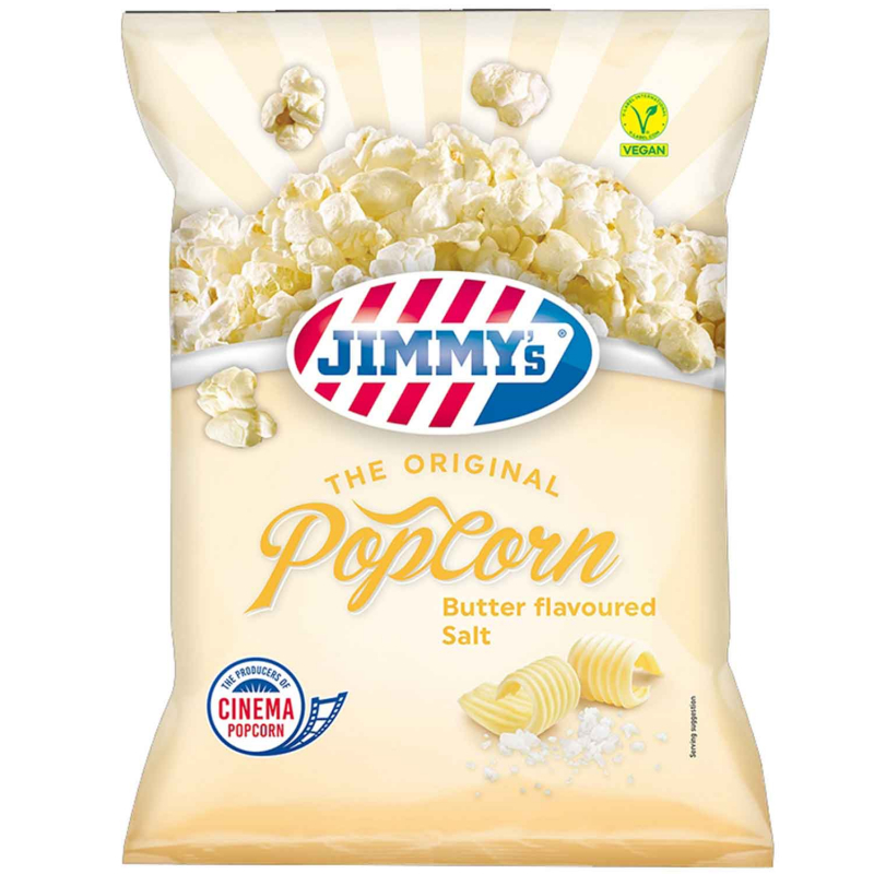  Jimmy's Popcorn The Original Butter Salt 80g 