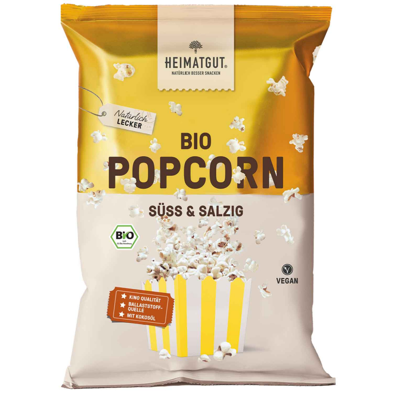  Heimatgut Bio Popcorn süß & salzig 90g 