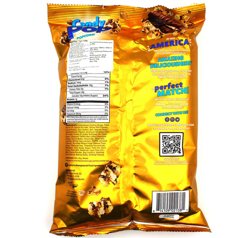  Twix Candy Pop Popcorn 149g 