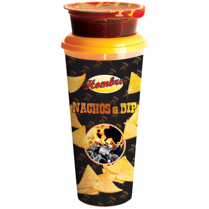  Hombre Nachos & Dip Salsa Spicy 165g 
