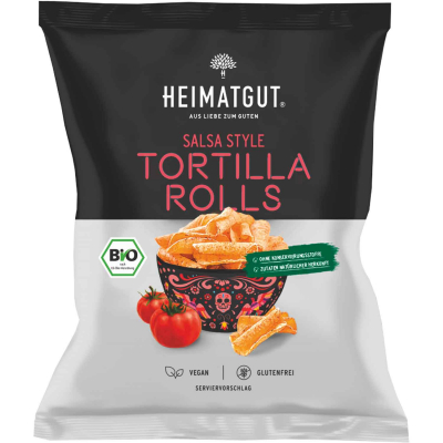  Heimatgut Bio Tortilla Rolls Salsa Style 125g 