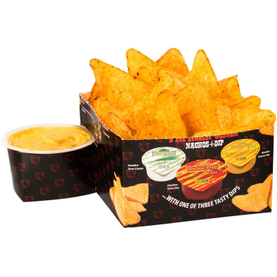  Hombre Paprika-Chili Nachos + Cheese-Dip 190g 