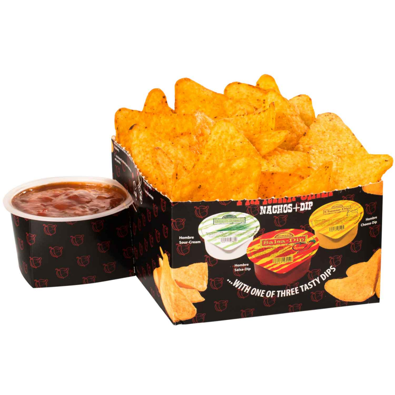  Hombre Paprika-Chili Nachos + Salsa-Dip 190g 