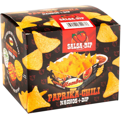 Hombre Paprika-Chili Nachos + Salsa-Dip 190g 