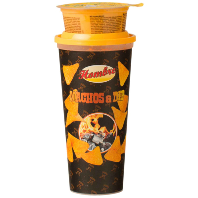  Hombre Nachos & Vegan Nacho-Dip 165g 