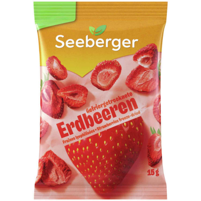  Seeberger Gefriergetrocknete Erdbeeren 15g 