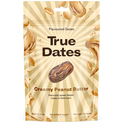  True Dates Creamy Peanut Butter 100g 