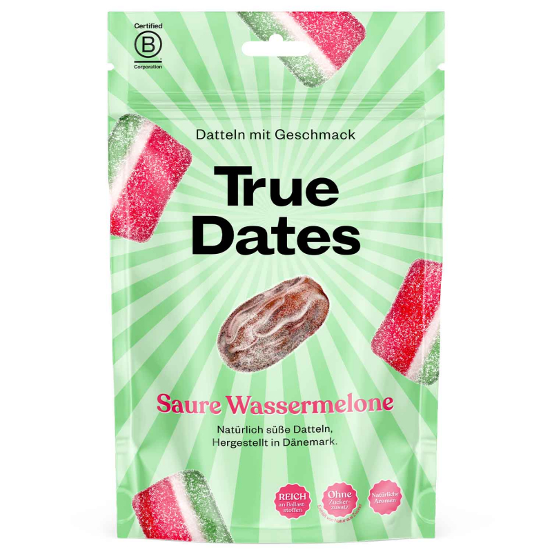  True Dates Sour Watermelon 100g 