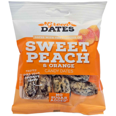  Green Dates Sweet Peach & Orange 90g 