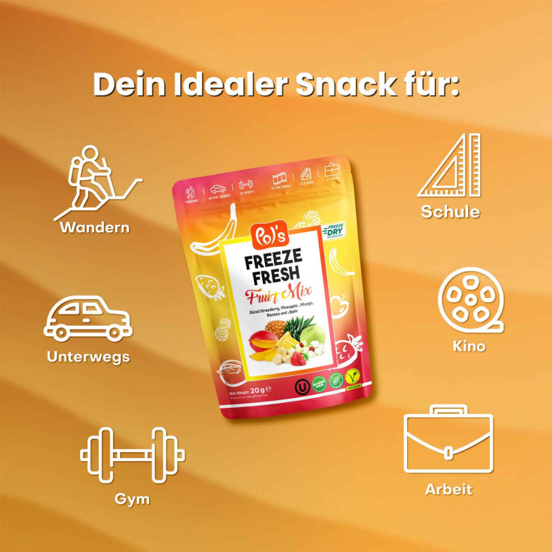  Pol's Freeze Fresh Fruit Mix 20g 