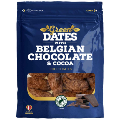  Green Dates Belgian Chocolate & Cocoa 120g 