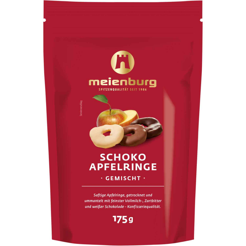  Meienburg Schoko Apfelringe 175g 