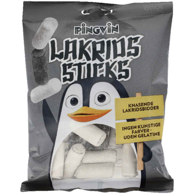  Toms Pingvin Lakridssticks 180g 