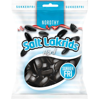  Nordthy Salt Lakrids Hård zuckerfrei 65g 