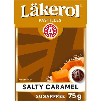  Läkerol Salty Caramel sugarfree Big Pack 75g 