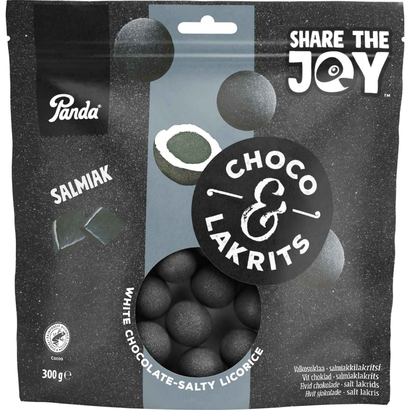  Panda Choco & Lakrits Salmiak 300g 