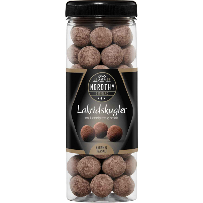  Nordthy Lakridskugler Karamel Havsalt 300g 