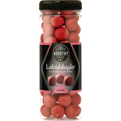  Nordthy Lakridskugler Hindbær 300g 
