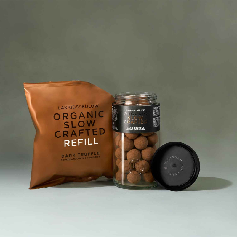  Lakrids by Bülow Organic Slow Crafted Dark Truffle Refill 265g 