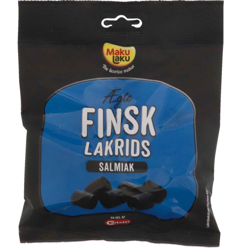  Makulaku Ægte Finsk Lakrids Salmiak 200g 