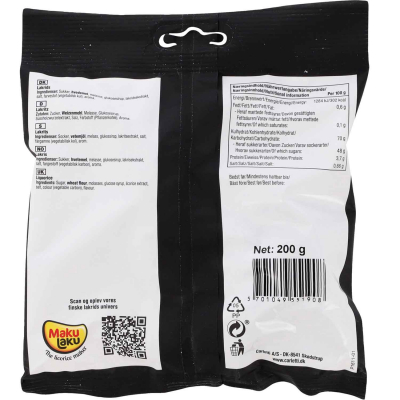  Makulaku Ægte Finsk Lakrids Sød 200g 