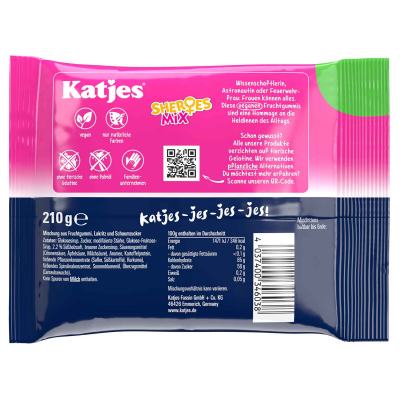 Katjes Sheroes Mix 210g 