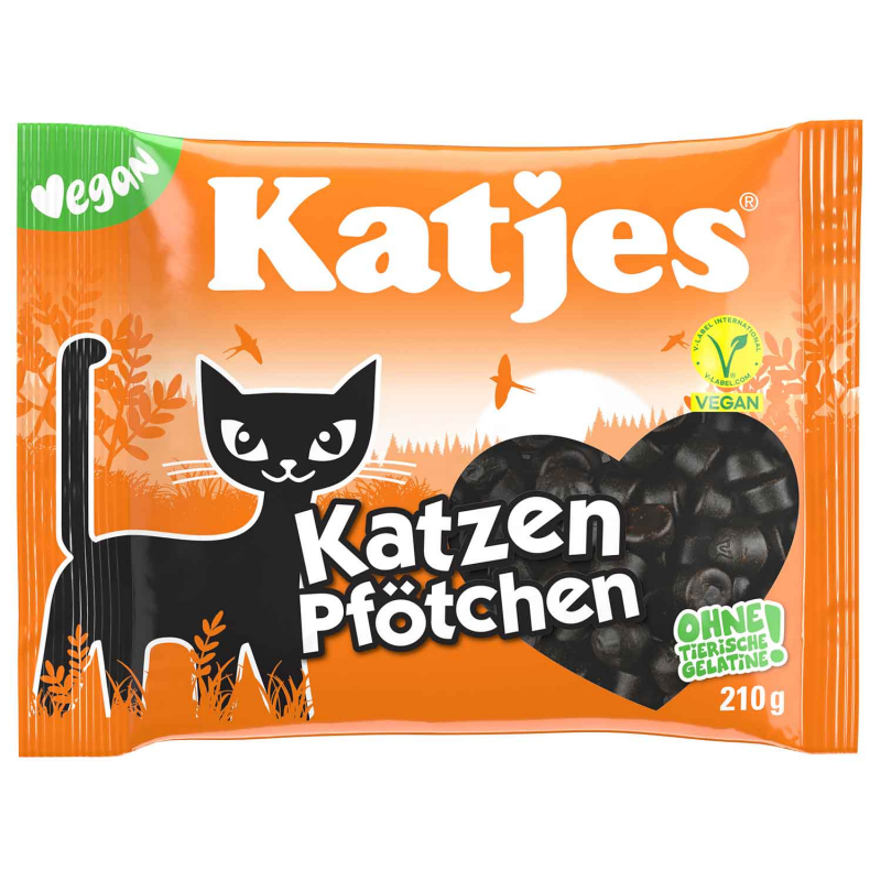  Katjes Katzen Pfötchen 210g 