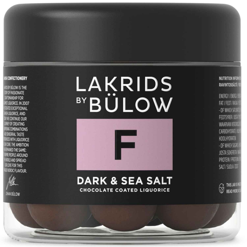  Lakrids by Bülow F Dark & Sea Salt 115g 
