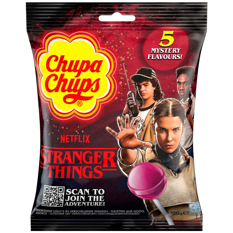  Chupa Chups Stranger Things 'Right Side Up' 10er 