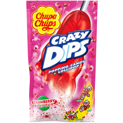  Chupa Chups Crazy Dips Strawberry 14g 