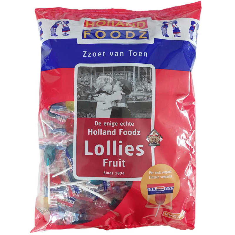  Holland Foodz Lollis Fruit 200er 