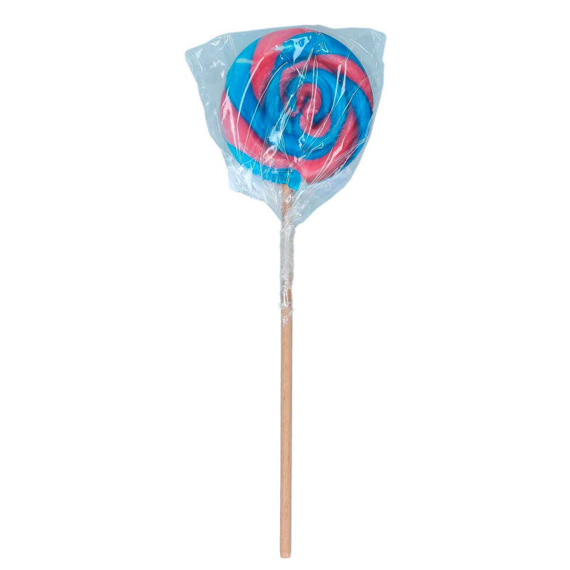  Holland Foodz Spiral-Lolli rosa-blau 45g 