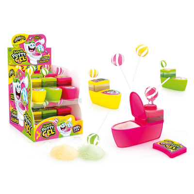  Johny Bee Sour Potty Gel Candy Powder & Lollipop 51g 