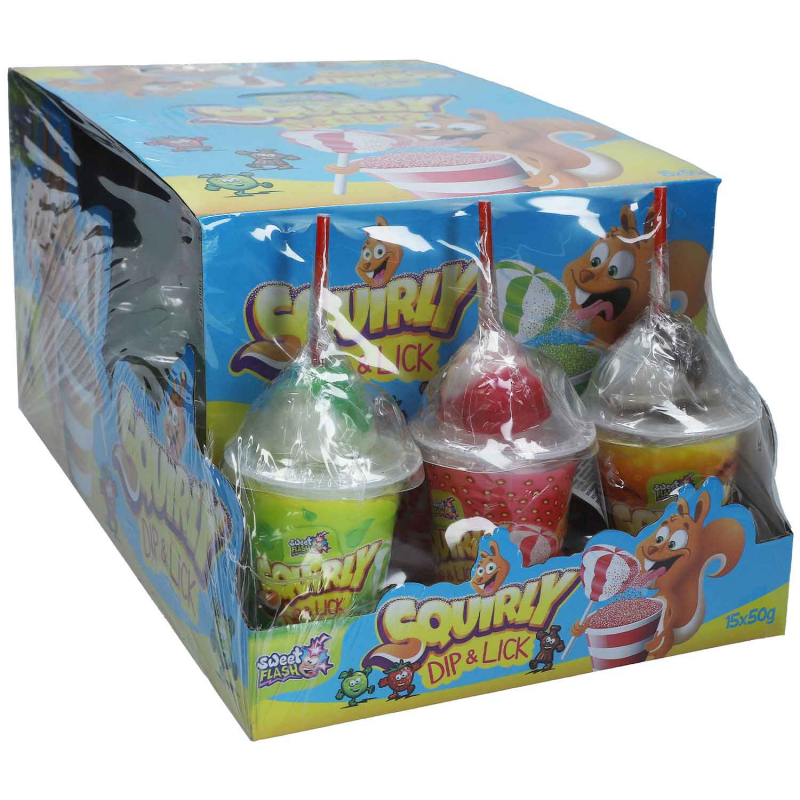  Sweet Flash Squirly Dip & Lick 15x50g 