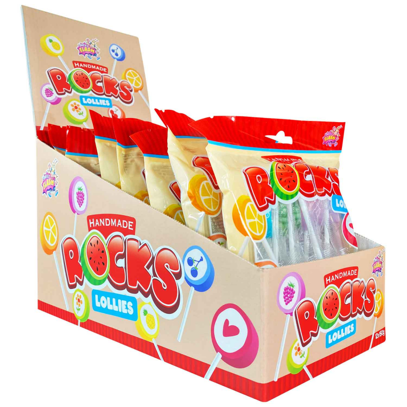  Sweet Flash Rocks Lollies 15er 